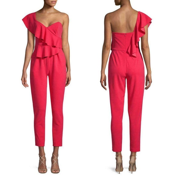 one shoulder dressy jumpsuits